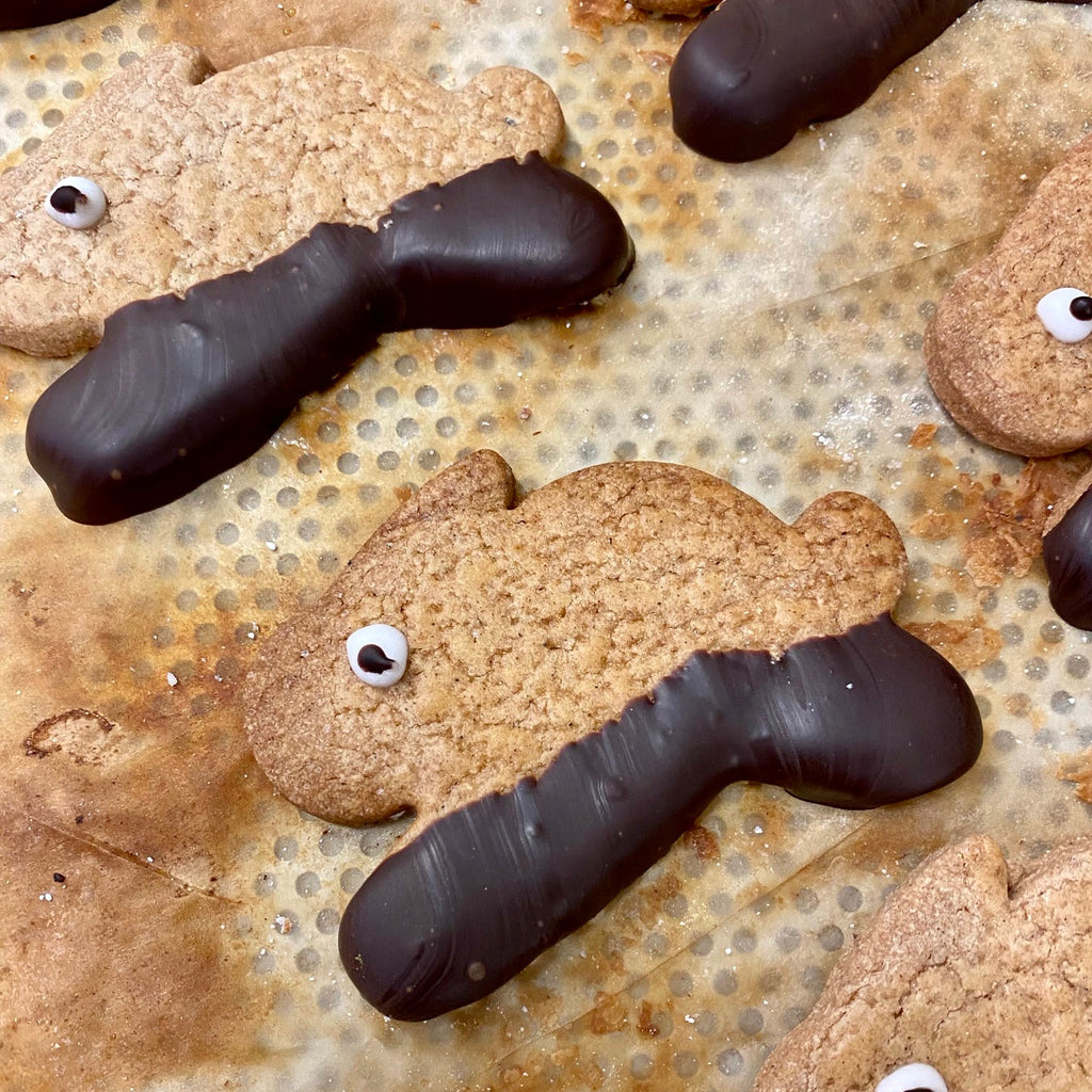 Osterhasen-Mischung aus Mürbteig 5 Stück – Fränkische Lebküchnerei Osterhasen-Mischung aus Mürbteig 5 Stück – Fränkische Lebküchnerei