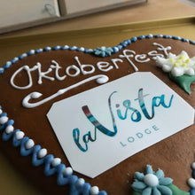 Individuelles Lebkuchenherzen mit Ihrem Text und Firmen-Logo